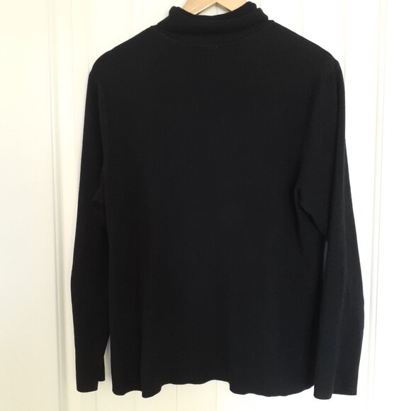 Chico's Darcy Turtleneck in Black Size 3/Size XL/Size 16 - Picture 2 of 11